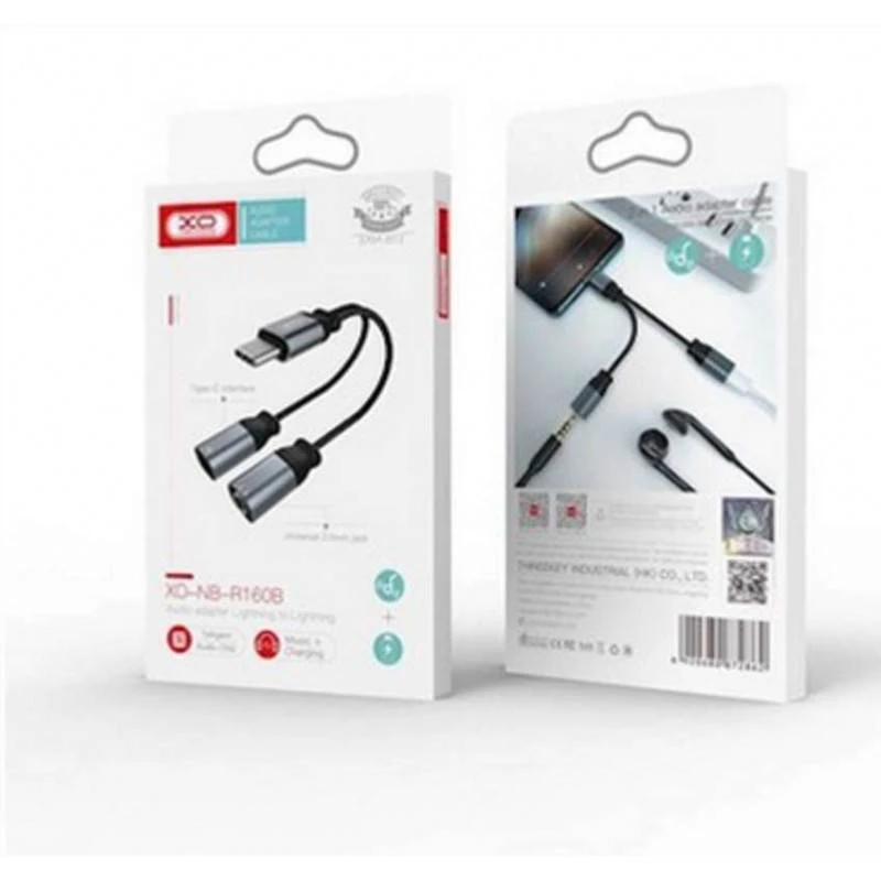 Adaptateur Type C / Jack + Type C Femelle 1 Adaptateur Type C / Jack + Type C Femelle