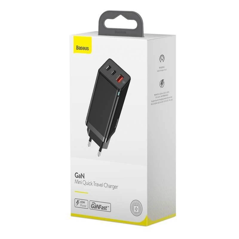 Chargeur Rapide Et Puissant De 65W 2x USB-C 1x USB 5 Chargeur Rapide Et Puissant De 65W 2x USB-C 1x USB – Image 5