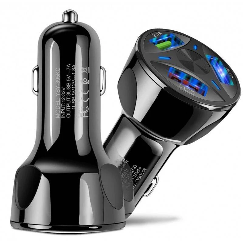 Chargeur Triple USB 12V Charge Rapide 20W 2 Chargeur Triple USB 12V Charge Rapide 20W – Image 2
