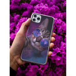 Coque Cat Glasses En Gel Pour IPhone 15 Pro