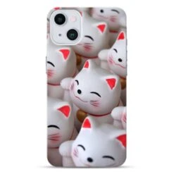 Coque Cat Manga En Gel Pour IPhone 15