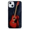 Coque Guitare Rouge En Gel Pour IPhone 15