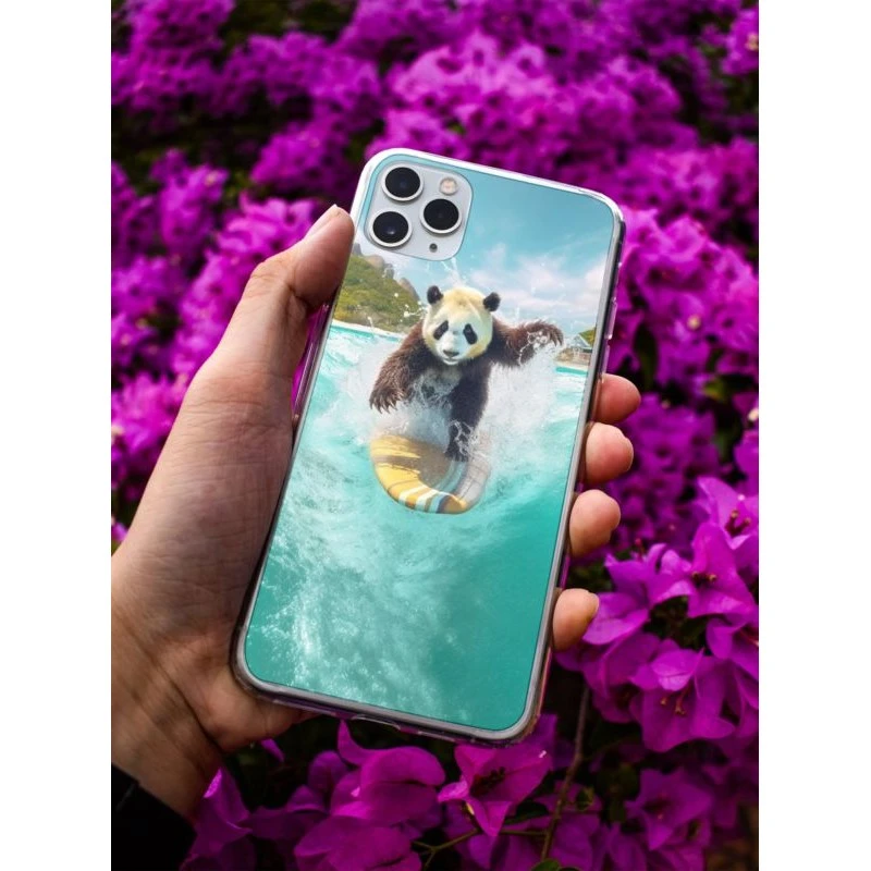 Coque Panda Surf En Gel Pour IPhone 15 Pro Max 1 Coque Panda Surf En Gel Pour IPhone 15 Pro Max
