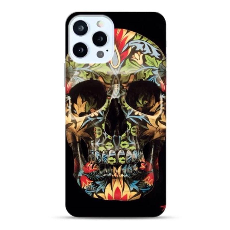 Coque Skull Colors En Gel Pour IPhone 15 Pro Max 1 Coque Skull Colors En Gel Pour IPhone 15 Pro Max