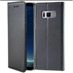 Etui Portefeuille Noir Pour Samsung S8