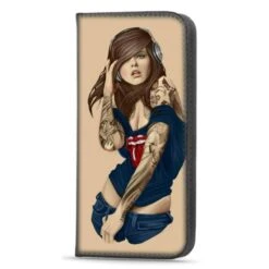 Etui Portefeuille Sexy Music Pour Samsung Galaxy A22 4G