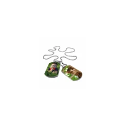 Pendentif Personnalisé Style Plaque Militaire