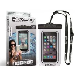 Pochette SEAWAG Waterproof Noir/blanc Universelle Pour Smartphone