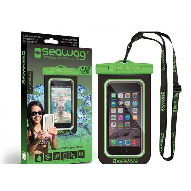 Pochette SEAWAG Waterproof Noir/vert Universelle Pour Smartphone 1 Pochette SEAWAG Waterproof Noir/vert Universelle Pour Smartphone