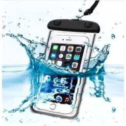 PochetteWaterproof Noir/transparente Universelle Pour Smartphones