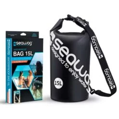 Sac étanche SEAWAG Waterproof De 15 Litres Noir Et Blanc