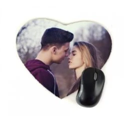 Tapis De Souris En Coeur Personnalisé
