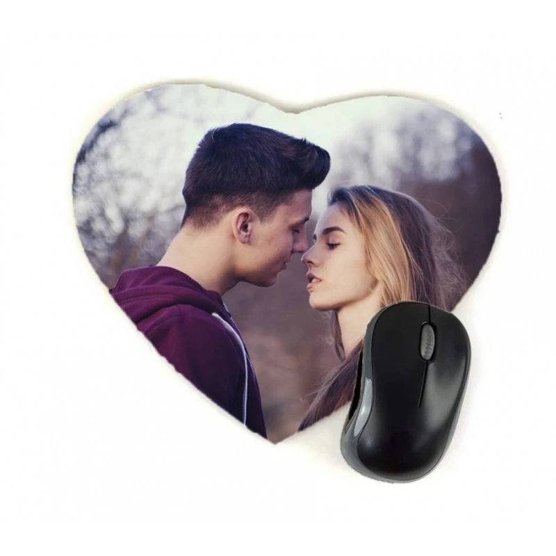 Tapis De Souris En Coeur Personnalisé 1 Tapis De Souris En Coeur Personnalisé